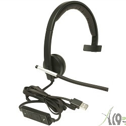 Logitech Headset H650E 981-000514 {USB, Mono, OEM}