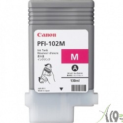 Canon PFI-102M 0897B002 Картридж для Canon iPF605, Canon iPF610., Canon iPF650, Canon iPF655, Canon iPF710, Canon iPF750, Canon iPF755, Canon LP17, Canon iPF510, Пурпурный, 90 мл.