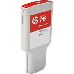 HP F9K06A Картридж №745, Chromatic red {Designjet, (300ml)}