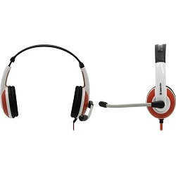 DEFENDER Warhead G-120 красный + белый, кабель 2 м 