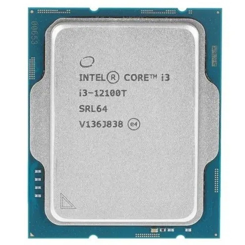 CPU Intel Core i3-12100T CM8071504651106 Alder Lake 4C/8T 2.2-4.1GHz (LGA1700, L3 12MB, 7nm, UHD graphics 730 1.4GHz, TDP 69W) OEM