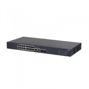 Коммутатор Dahua DH-CS4220-16GT-190 16x100Мбит/с 2x1Гбит/с 2xКомбо(1000BASE-T/SFP) управляемый