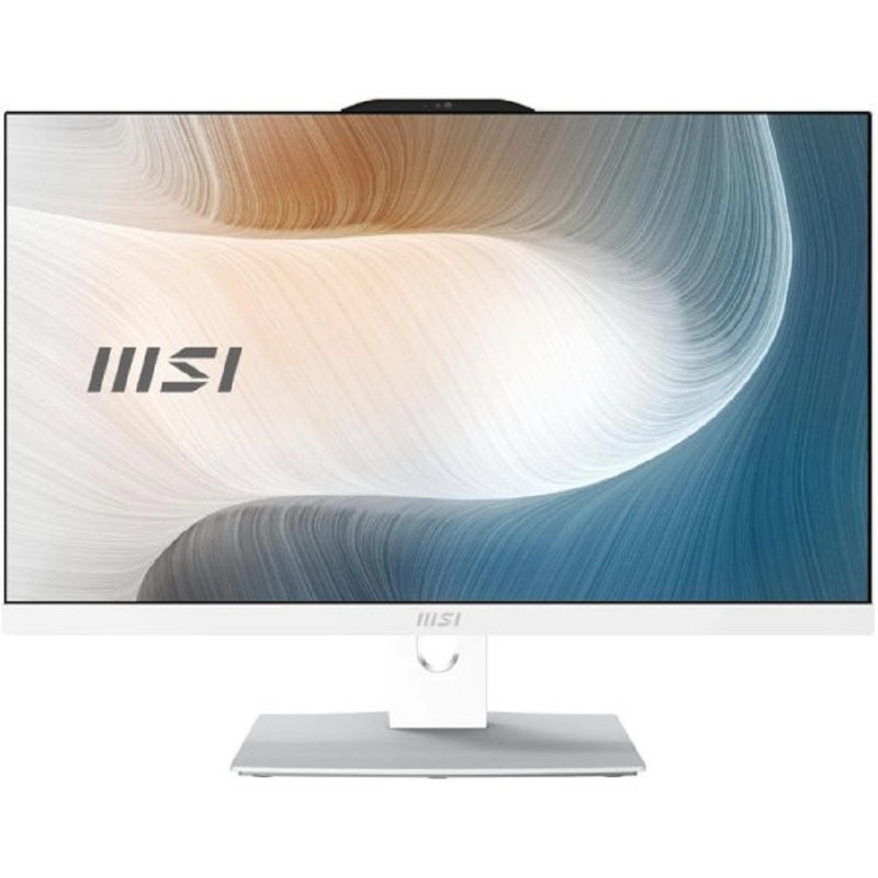 MSI Modern AM242P 1M-1023XRU [9S6-AE0722-1023] Whhite 23.8" {FHD 5 120U/16Gb/1Tb+ 256ГБ SSD/Intel Graphics/noOS}