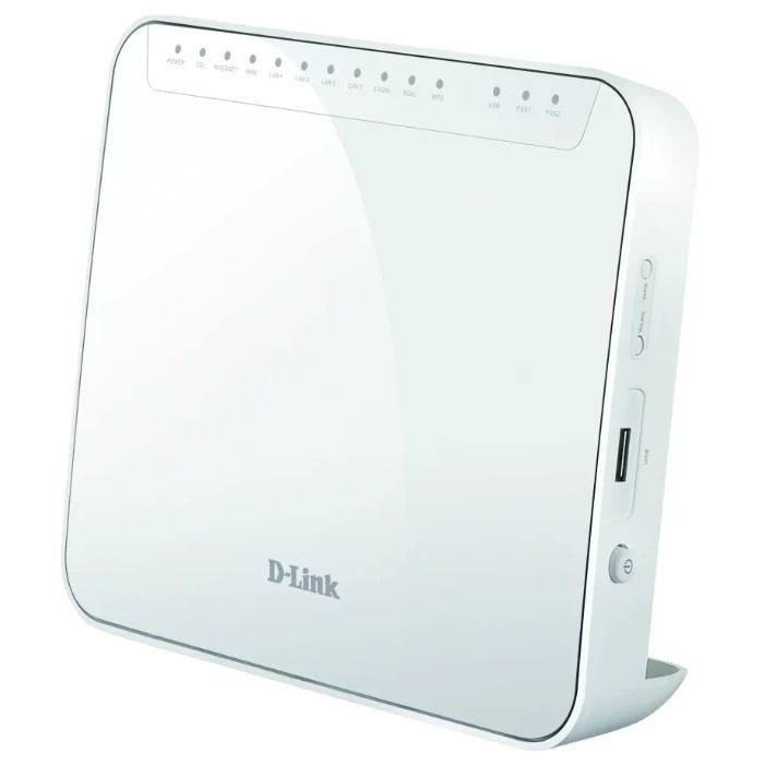 D-Link DSL-G2452GR/R1A Беспроводной двухдиапазонный маршрутизатор VDSL2 с поддержкой ADSL2+/3G/LTE/Gigabit Ethernet WAN, 2 FXS-портами и USB-портом