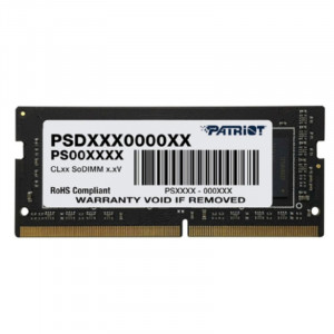 Patriot DDR4 SODIMM 8GB 3200MHz PSD48G32002S Patriot DDR4 SODIMM 8GB 3200MHz PSD48G32002S
