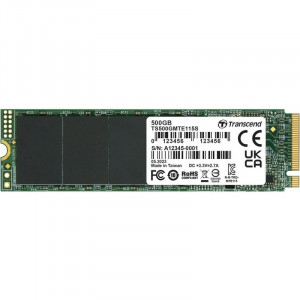 Накопитель SSD Transcend PCI-E 3.0 x4 500Gb TS500GMTE115S 115S M.2 2280 0.2 DWPD