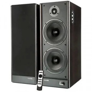 MICROLAB SOLO 29 черный {(10 Вт + 55 Вт) x 2 (THD= 1%), Частотная характеристика: 60 Гц - 20 кГц,Отношение сигнал/шум: =82 дБ, Разделение: =45 дБ}