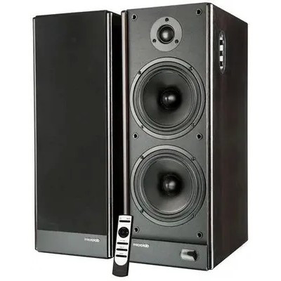 MICROLAB SOLO 29 черный {(10 Вт + 55 Вт) x 2 (THD= 1%), Частотная характеристика: 60 Гц - 20 кГц,Отношение сигнал/шум: =82 дБ, Разделение: =45 дБ}