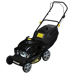 Huter GLM-4.0  Газонокосилка бензиновая { 4 л/с, 4-х тактный, бак 1,2 л, высота среза/ширина 20-85/460 мм, 5 уровневая центр.регул., объем травосборника 60 л }