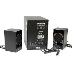 MICROLAB M223(11) черные {2.1, 2 колонки+сабвуфер дерево}