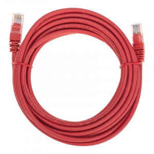 Rexant (02-0103-5) Патч-корд U/UTP, CAT 5e, RJ45-RJ45, 26AWG, LSZH, красный, 5м
