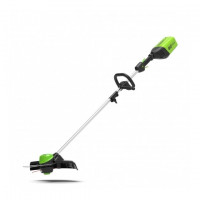 Greenworks Триммер аккумуляторный Greenworks GD60LT, 60V, 40 см, бесщеточный, c АКБ 4АЧ и ЗУ [2108307UB]