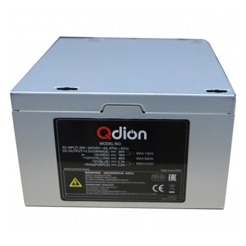 FSP 600W ATX Q-Dion QD-600-PNR {600W, 120mm, 5xSATA, 2xPCI-E, APFC, 80+}