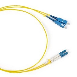 Hyperline FC-D2-9-LC/UR-SC/UR-H-10M-LSZH-YL Патч-корд волоконно-оптический (шнур) SM 9/125 (OS2), LC/UPC-SC/UPC, duplex, LSZH, 10 м
