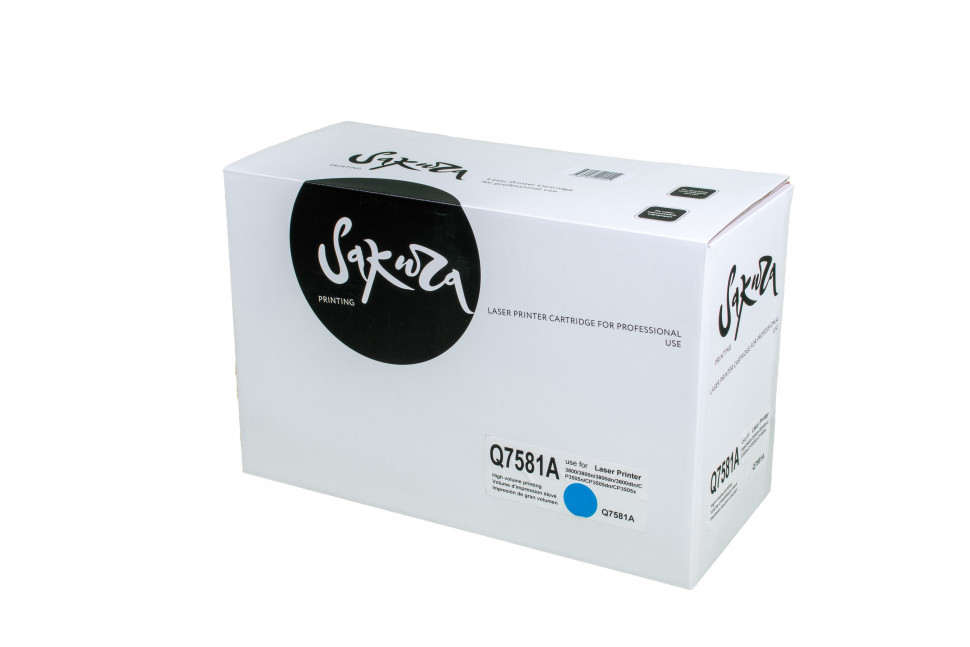 Q7581A (HP 503A) Картридж Sakura для HP Color LJ 3800/3800n/3800dn/3800dtn/CP3505n/CP3505dn/CP3505x, синий 6000 к.