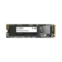 CBR SSD-002TB-M.2-BS24b, Внутренний SSD-накопитель, серия "Base", 2048 GB, M.2 2280, PCIe 3.0 x4, NVMe 1.3, 3D TLC NAND, R/W speed up to 3500/3100 MB/s, TBW (TB) 1000, OEM CBR SSD-002TB-M.2-BS24b, Внутренний SSD-накопитель, серия "Base", 2048 GB, M.2 2280, PCIe 3.0 x4, NVMe 1.3, 3D TLC NAND, R/W speed up to 3500/3100 MB/s, TBW (TB) 1000, OEM