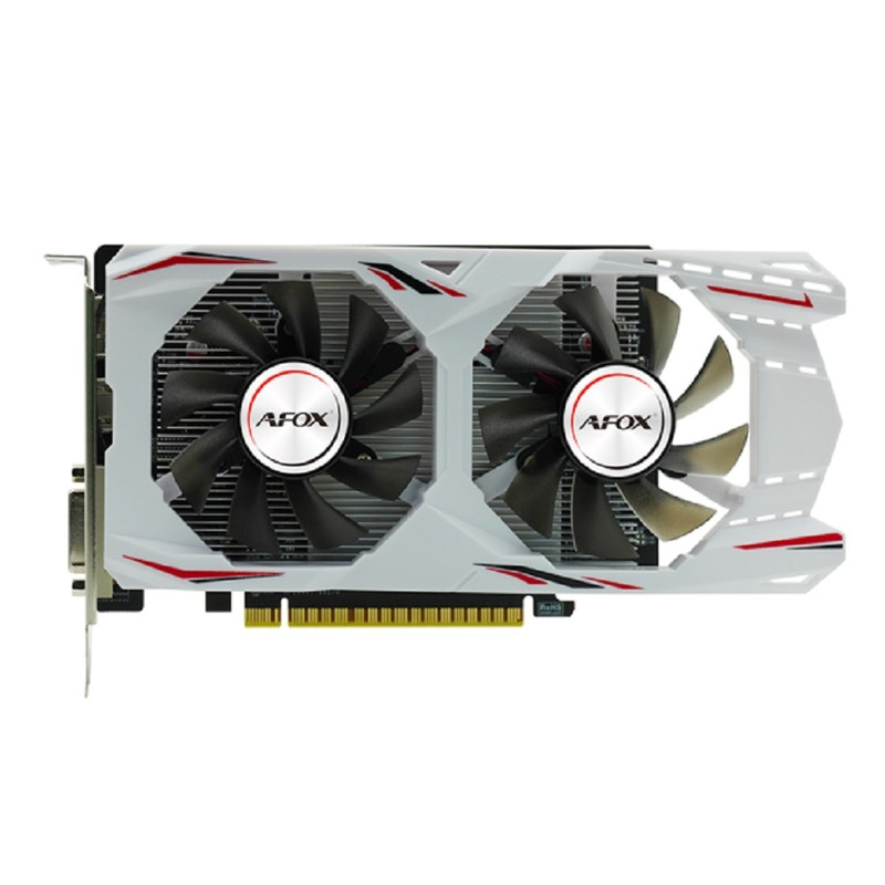 Видеокарта AFOX GTX1050Ti 4GB GAMING GDDR5 128Bit DVI/HDMI DP ATX Dual Fan (AF1050TI-4096D5H7-V8)