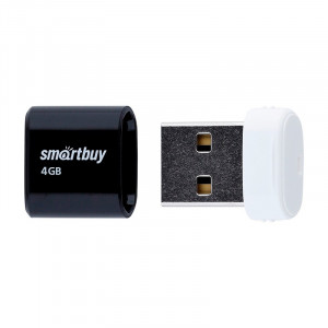 Smartbuy USB Drive 4GB LARA Black (SB4GBLara-K)