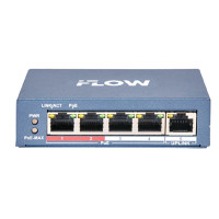 iFLOW F-SW-EU205POE-V L2, неуправляемый, 4 порта, 1 uplink порт 10/100M RJ45, 802.3af/at, бюджет PoE 60 Вт, поддержка режима передачи до 300м,10Мб/с, CAT6; защита от перенапряжения 6 кВ iFLOW F-SW-EU205POE-V L2, неуправляемый, 4 порта, 1 uplink порт 10/100M RJ45, 802.3af/at, бюджет PoE 60 Вт, поддержка режима передачи до 300м,10Мб/с, CAT6; защита от перенапряжения 6 кВ