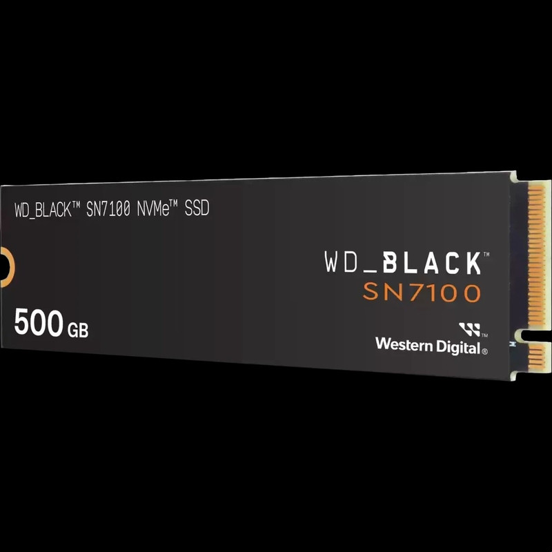 WD SSD Black SN7100, 500GB, M.2(22x80mm), NVMe, PCIe 4.0 x4, TLC, WDS500G4X0E