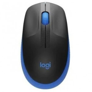 Мышь Logitech M190, оптическая, беспроводная, USB, темно-серый и синий [910-005925]
