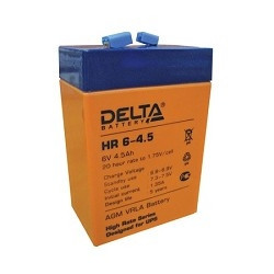 Delta HR 6-4.5 (4.5 А\ч, 6В) свинцово- кислотный аккумулятор  