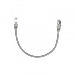 Rexant (02-0210-03) Патч-корд F/UTP, CAT 6, RJ45-RJ45, 26AWG, LSZH, серый, 0,3м
