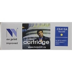 NV Print CE412A/CC532A/718Y  Картриджи для HP LaserJet Color M351a/M375nw/dn/dw/M451nw/dn/dw/CP2025/dn/n/MFP-CM2320fx/n/Canon i-SENSYS LBP-7200Cdn/7210Cdn/7660Cdn/MF8330Cdn/8580Cdw,, 2.8К