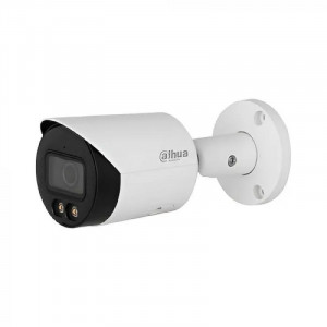 DAHUA DH-IPC-HFW2449SP-S-LED-0280B Уличная цилиндрическая IP-видеокамера Full-color с ИИ 4Мп, 1/2.9” CMOS, объектив 2.8мм, видеоаналитика, LED-подсветка до 30м, IP67, корпус: металл