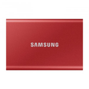 Накопитель SSD Samsung 1TB T7 Touch, USB Type-C, R/W 1000/1050MB/s, Red