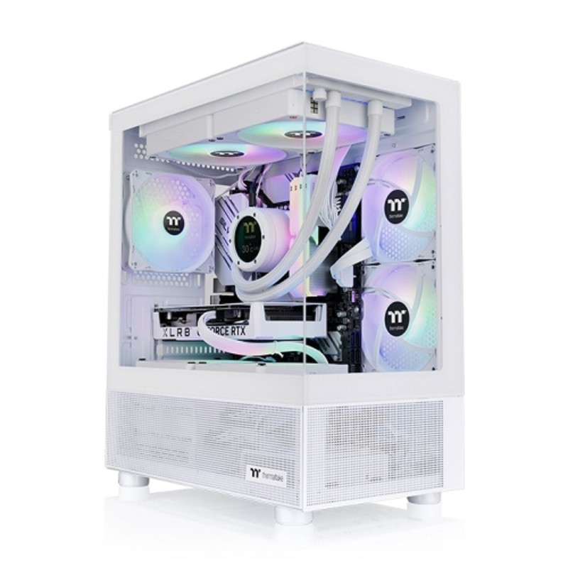 Корпус Thermaltake View 170 TG ARGB белый без БП mATX 5x120mm 2x140mm 1x200mm 2xUSB3.0 audio bott PSU