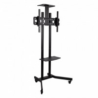 Arm media PT-STAND-9 black {LED/LCD телевизоров 32"-65", max 45 кг, наполная, высота 1630 мм, наклон ±15°, max VESA 600x400 мм}