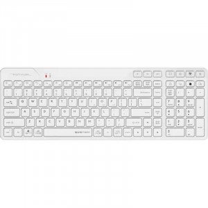 Клавиатура A4Tech Fstyler FBK27C AS белый USB беспроводная BT/Radio slim Multimedia (FBK27C AS)