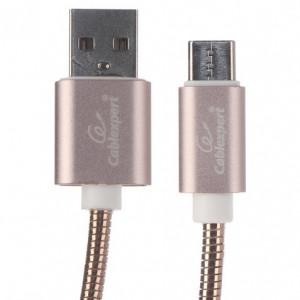 Cablexpert Кабель USB 2.0 CC-G-USBC02Cu-1.8M AM/Type-C, серия Gold, длина 1.8м, золото, блистер