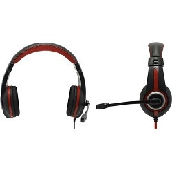 DEFENDER Warhead G-185 черный + красный, кабель 2 м 