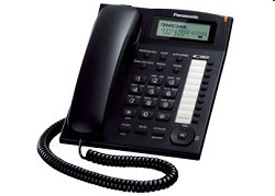 Panasonic KX-TS2388RUB (черный) {индикатор вызова,повторный набор последнего номера,4 уровня громкости звонка}