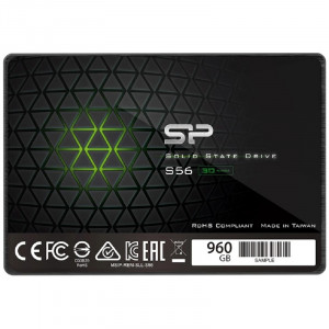 SSD 2.5" Silicon Power 960GB Slim S56 <SP960GBSS3S56A25> (SATA3, up to 500/450MBs, 3D NAND, 500TBW, 7mm) SSD 2.5" Silicon Power 960GB Slim S56 <SP960GBSS3S56A25> (SATA3, up to 500/450MBs, 3D NAND, 500TBW, 7mm)