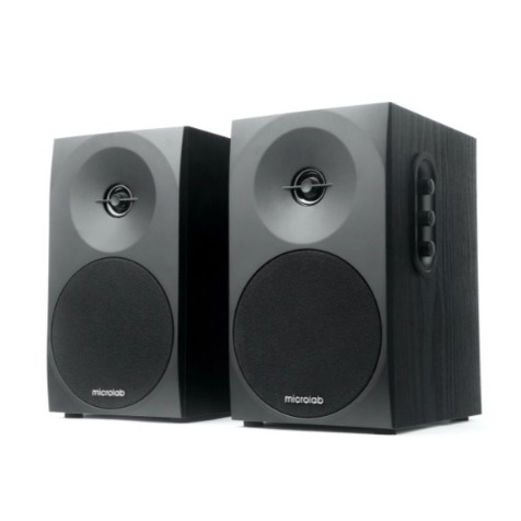 MICROLAB B70 черный {20 Вт, Распределение: 1,5 Вт x 2 RMS, Гармонические искажения: 10 %, 1 Вт на 1 кГц, Диапазон частот: 100 Гц - 18 кГц, Отношение сигнал/шум: > 70 дБ}