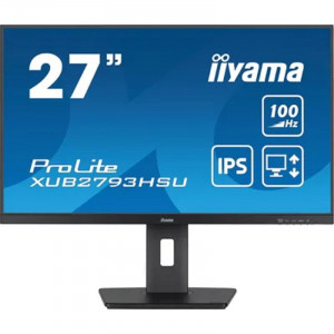 LCD Iiyama 27" XUB2793HSU-B6 {IPS 1920x1080 110Hz 1ms 300cd HDMI DisplayPort USB M/M HAS Pivot}