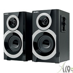 SVEN SPS-619, чёрный {акустическая система 2.0, мощность 2х10 Вт(RMS)}