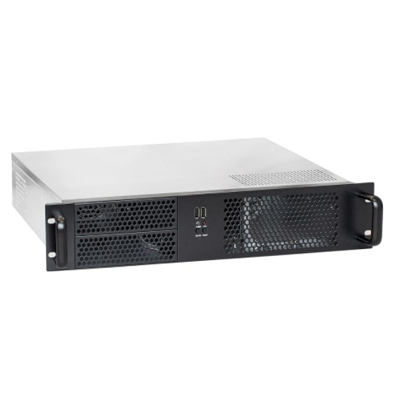 Exegate EX284978RUS Серверный корпус ExeGate Pro 2U650-08 <RM 19", высота 2U, глубина 650, БП 600ADS, 2*USB>