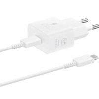 Сетевое зарядное устройство Samsung EP-T2510,  USB type-C,  USB type-C,  25Вт,  3A,  белый [ep-t2510xwegeu]